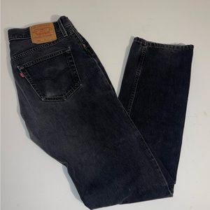 Levi's 501 Mens Denim Jeans Straight Fit Black Tag Size 34x34